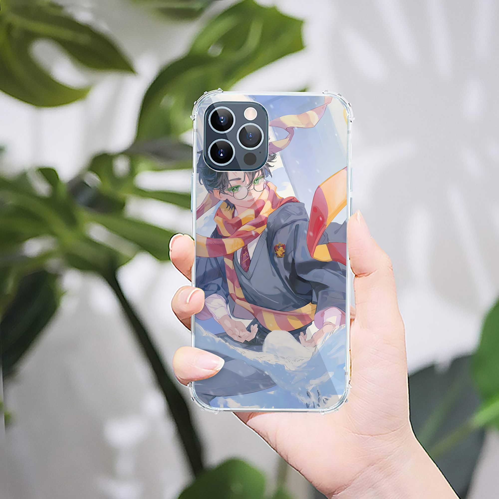 （画像用） Harry Potter ハリー・ポッターシリーズ 【iPhone 12シリーズ対応】透明スマホケース（クリアソフトケース）